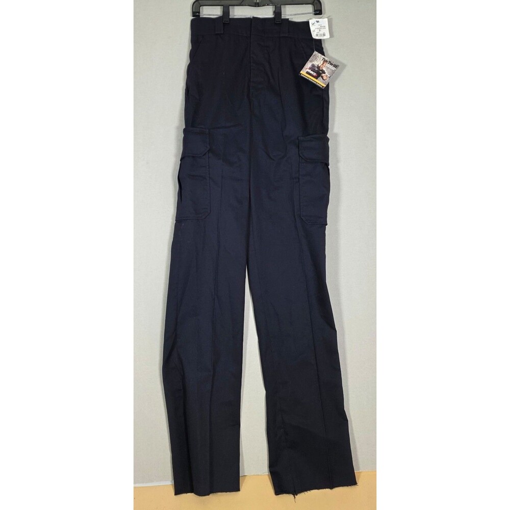 Elbeco E614R TekTwill Cargo Pants Men’s 28 Navy Unhemmed NWT Police EMS